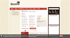 Desktop Screenshot of idezetek.eu